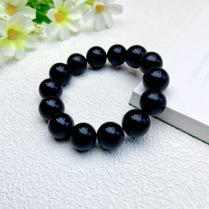 alt=”big obsidian bracelet for men“