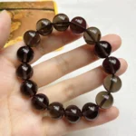 alt="brown crystal bracelet"