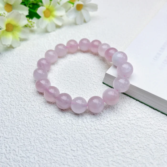 alt="pink ghost crystal bracelet"
