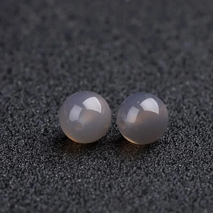 alt="nature grey carnelian beads"