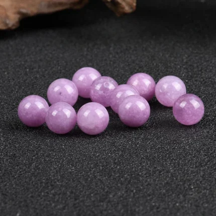 alt="nature purple chalcedony beads"