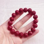 alt="big fuzi cinnabar bracelet"