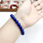 alt="lapis lazuli jade bracelet view"