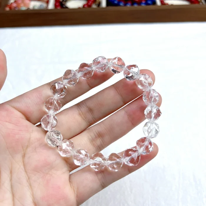 alt="multi faces cube crystal bracelet jewelry"