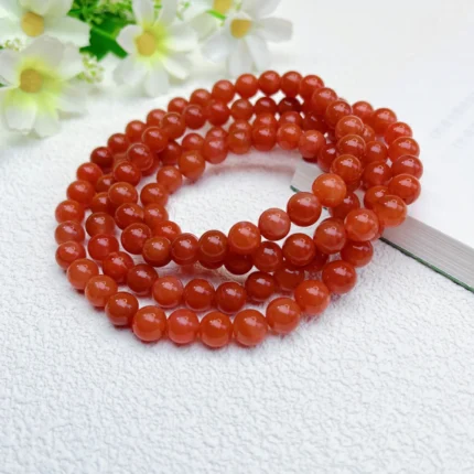 alt="nanhong carnelian long bracelet"