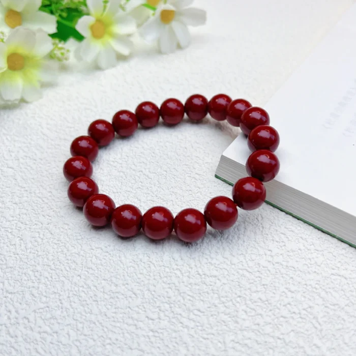 alt="nature cinnabar bracelet"