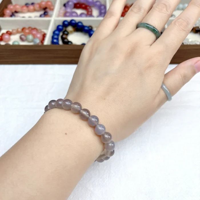 alt="pure grey crystal bracelet"