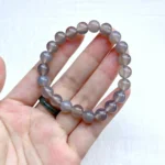 alt="pure grey crystal bracelet face"