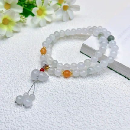 alt="tianshan jade bracelt multi loop picture"
