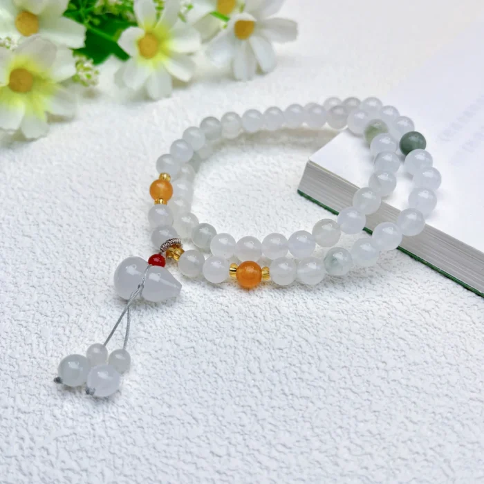 alt="tianshan jade bracelt multi loop picture"