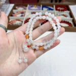 alt="tianshan jade bracelt multi loop view"