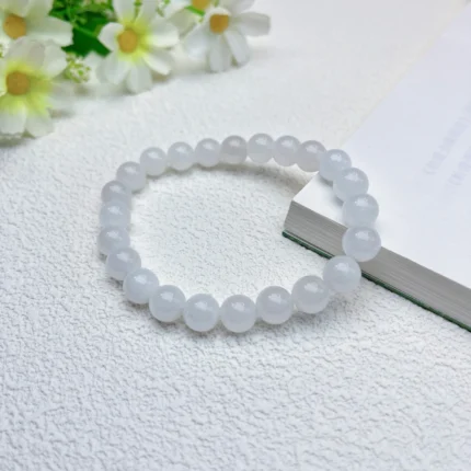 alt="white ghost crystal bracelet"