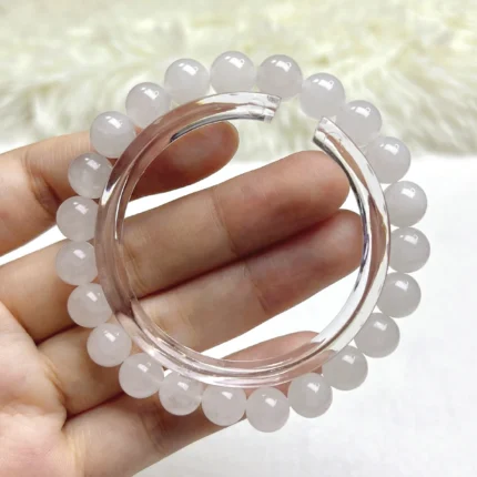 alt="white ghost crystal bracelet"